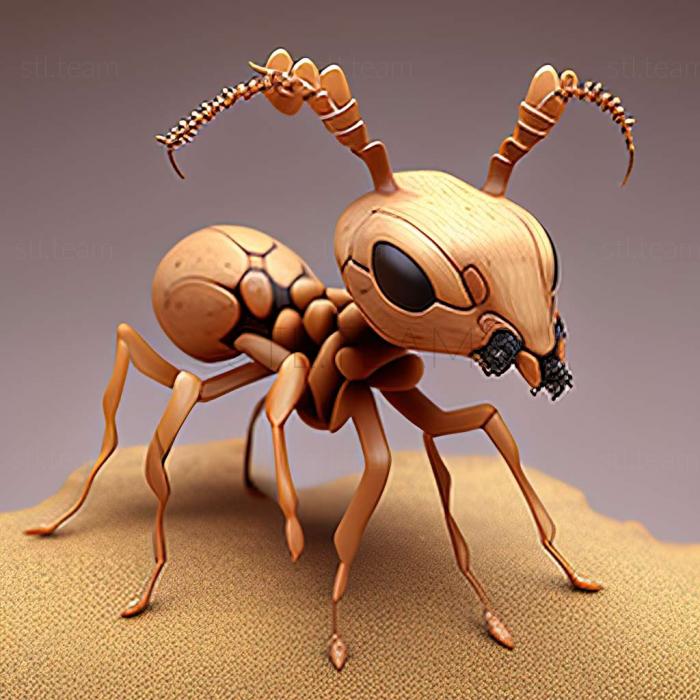 3D model Pheidole alayoi (STL)